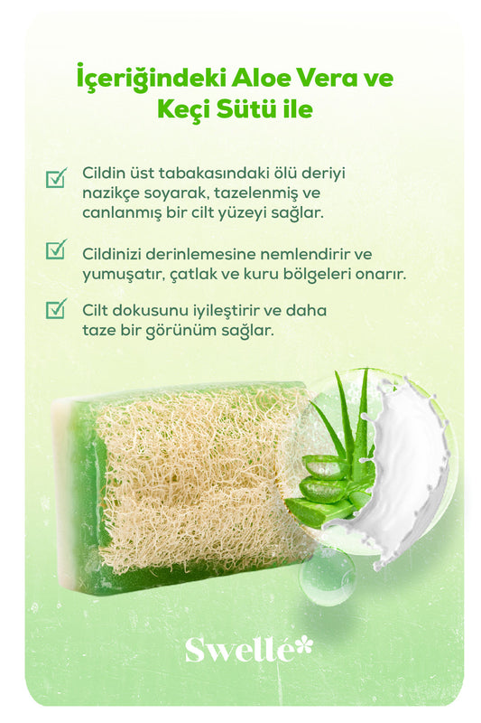 Pumpkin Fiber Aloe Vera & Goat Milk Extract Soap