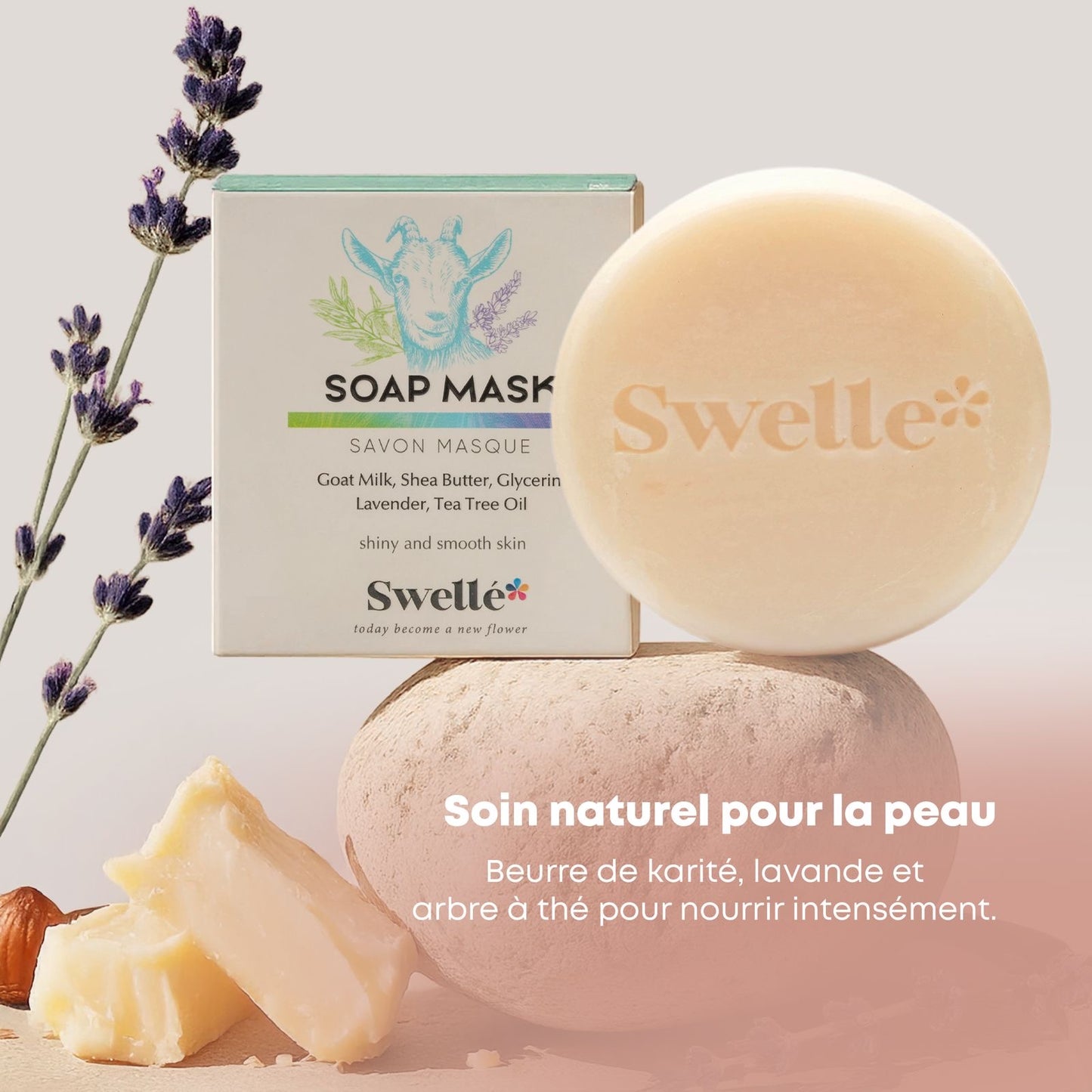 GOAT MILK SOAP MASK / KEÇİ SÜTLÜ MASKELİ SABUN